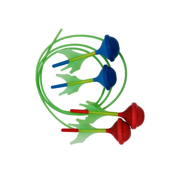 Lawn Darts Game Set With Carrying Case Nostalgic Retro Toy 4  Targets Jarts Bag - Picture 5 of 7